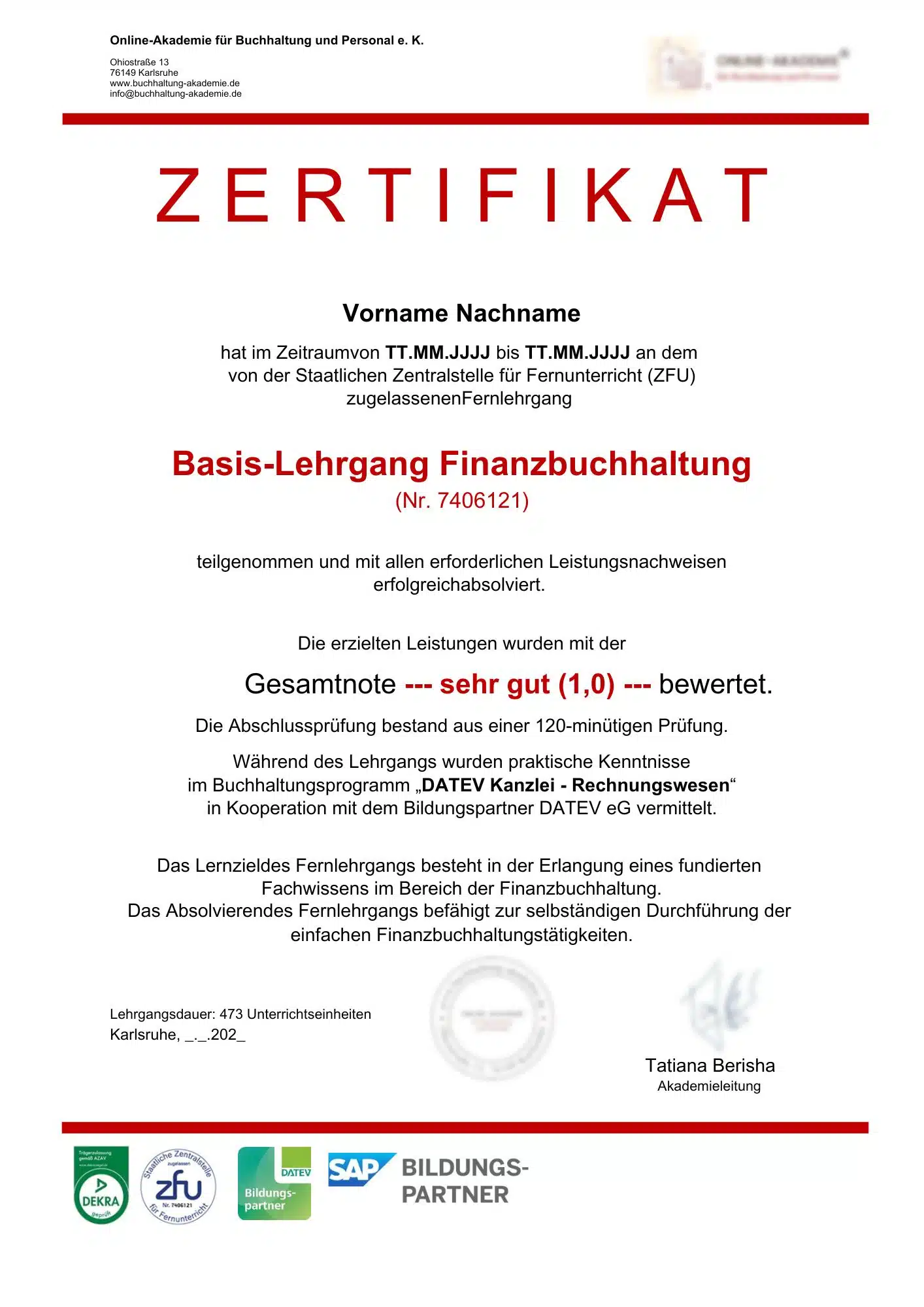 Zertifikat Fibu